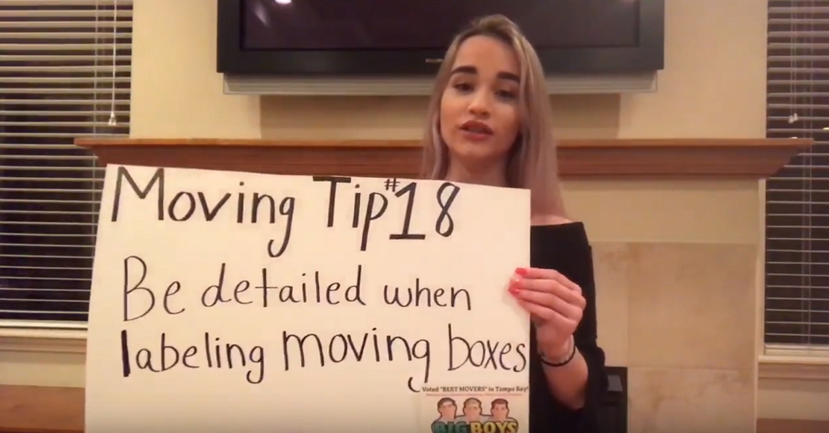 (Video) Moving Tip of the Day #18