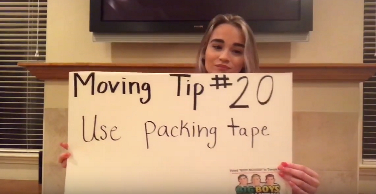 Video Moving Tip of the Day #20